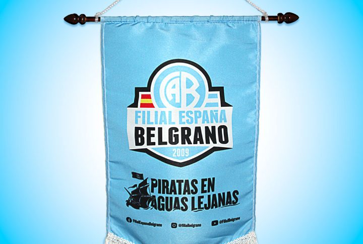 Banderín Filial España Club Atlético Belgrano